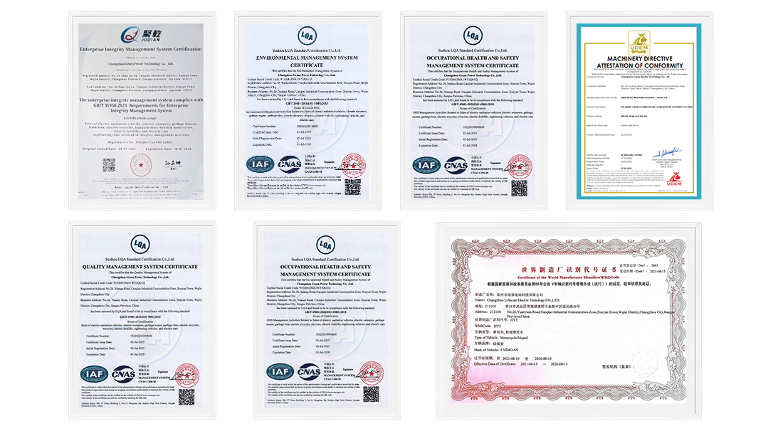 Qualification Certificates Collection 