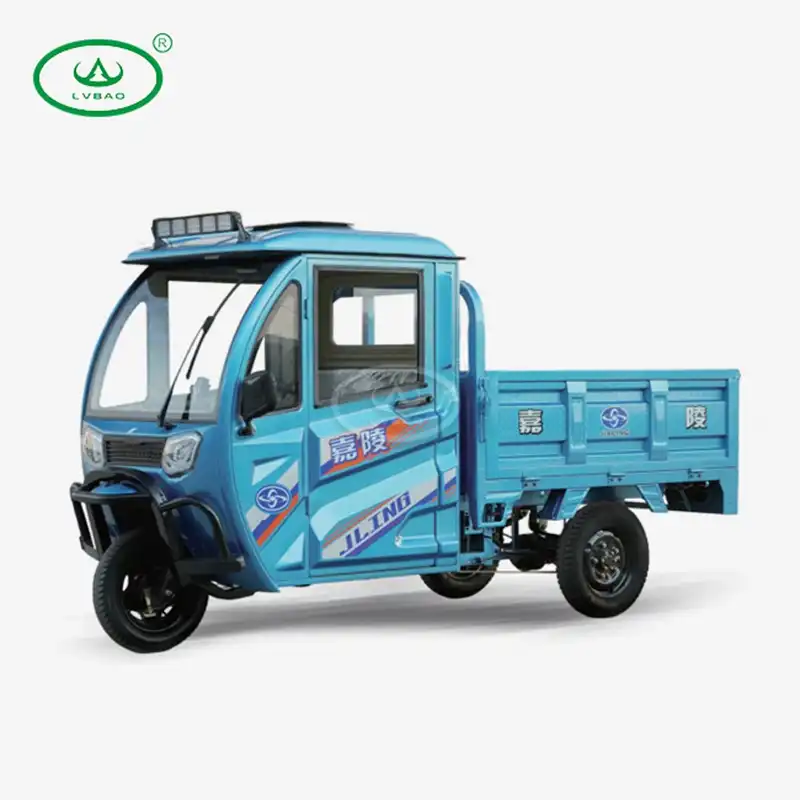 Enclosed Covered Cargo Electric Tricycle 3 Wheel Tricycle