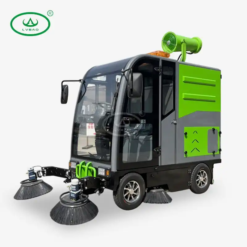 Small Electric Street Cleaning Vehicle