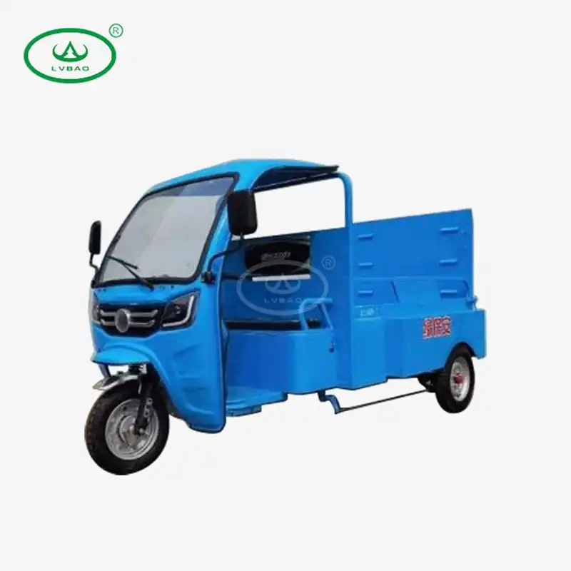 Electric 3 Wheel Tricycle Garbage Collection Transfer Truck
